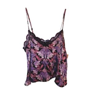 3/$25 Xhilaration Lace‎ Trim Sleepwear Medium Top